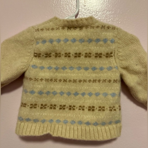 Best & Co 100% Merino Wool Cardigan Sweater Sz 12 Mo - Picture 9 of 9